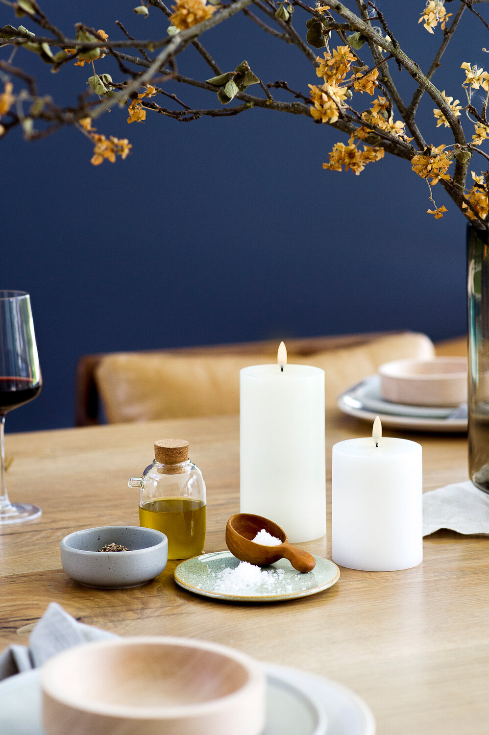 LED Pillar lys - H7,5 cm.